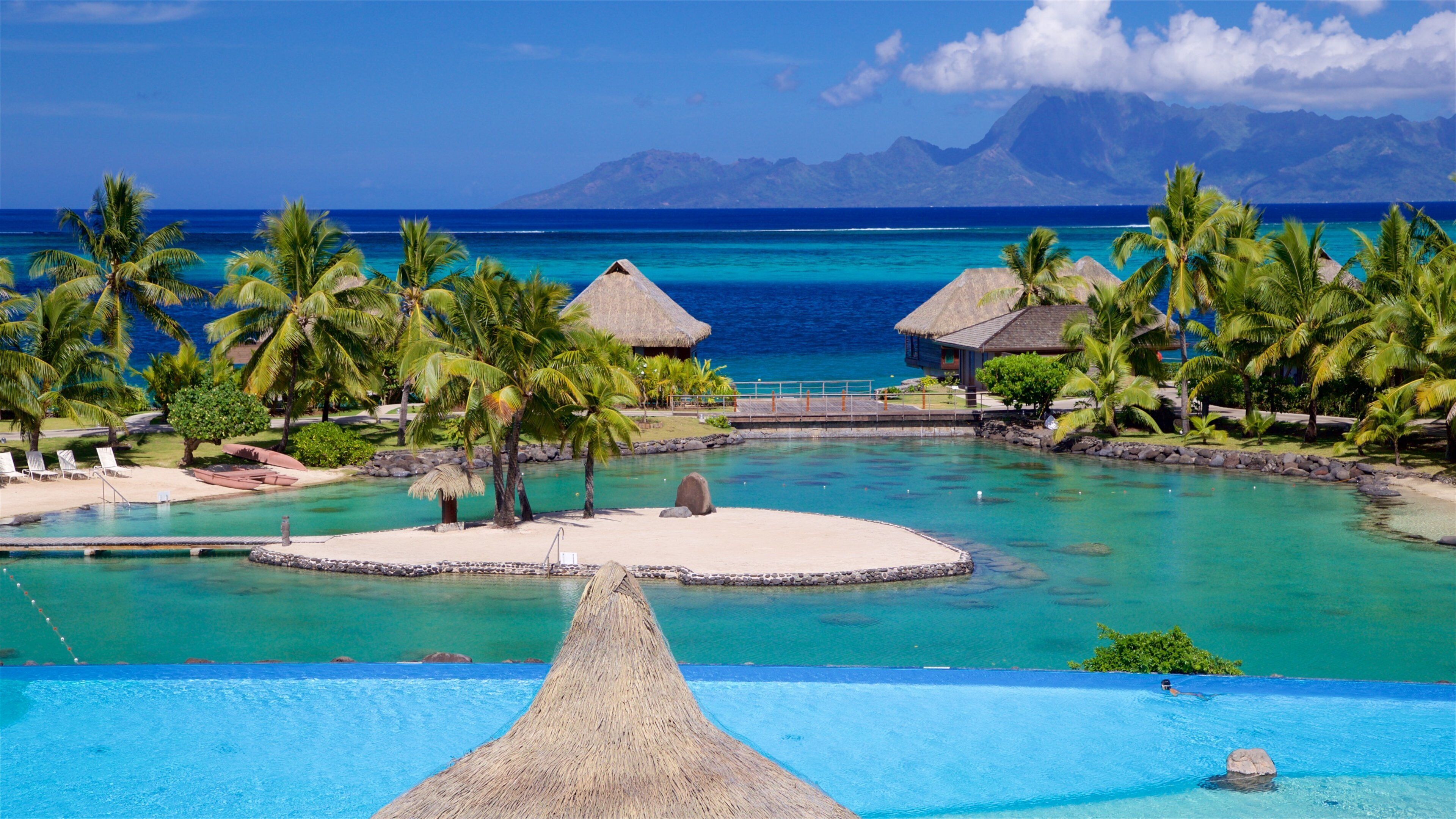 Tahiti featuring general coastal views and tropical scenes