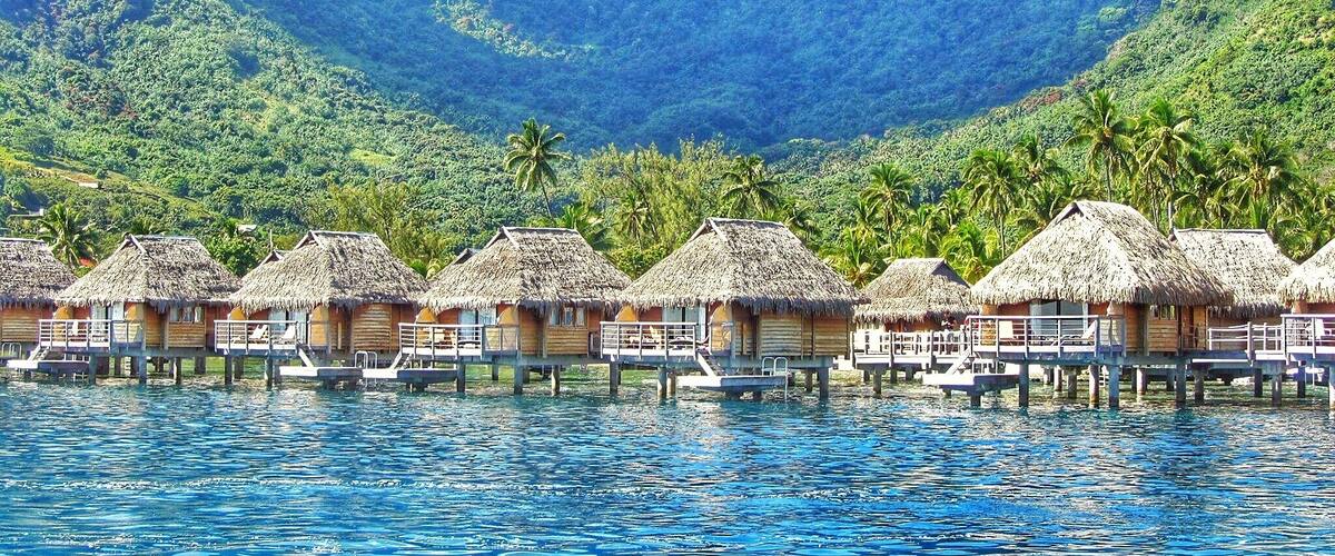 Tahiti is truly one of the most stunning places on the planet. The water is the most incredible shades of blue. #green