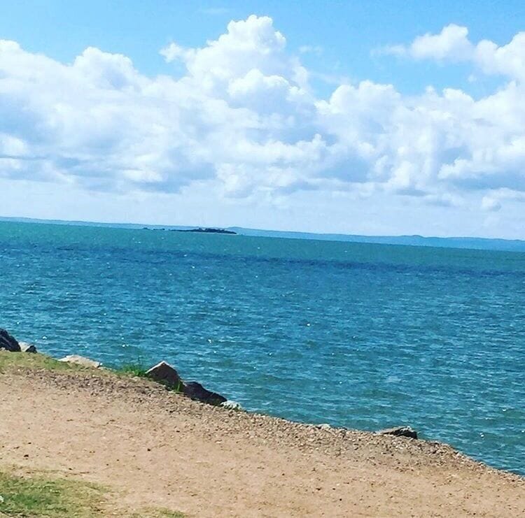 Waterfront views at Wynnum manly in Queensland Australia 