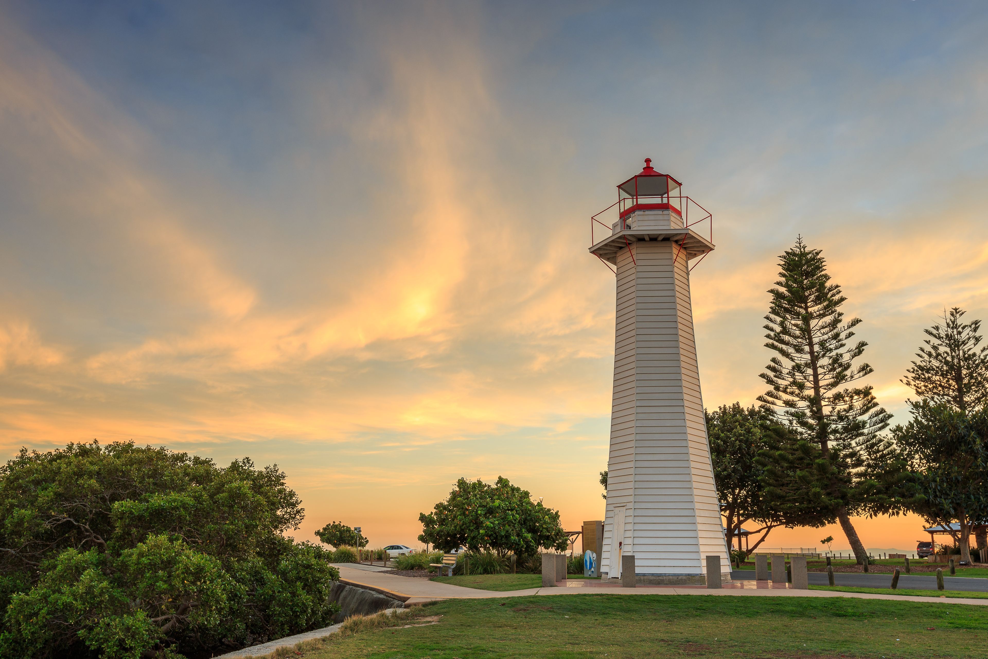 Sunrise at Cleveland Point Lighthouse