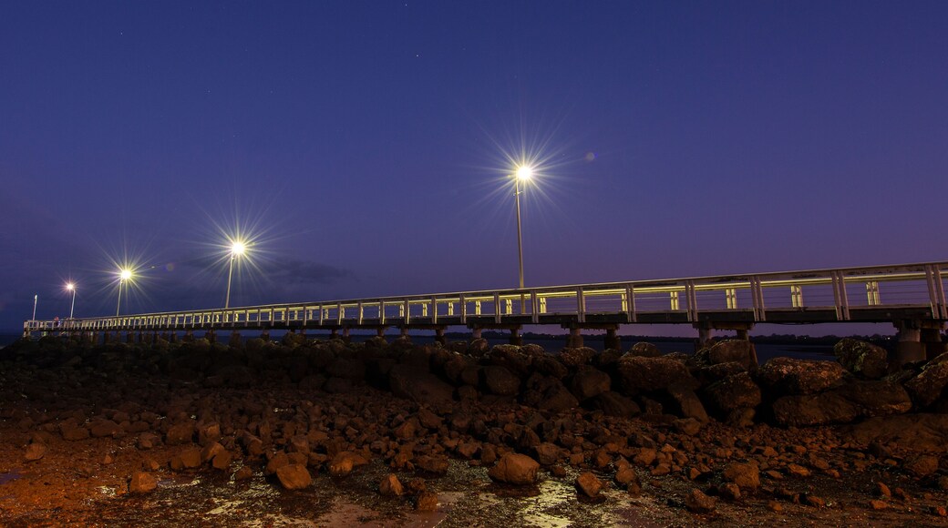 Pristine beach at Wellington Point, Brisbane