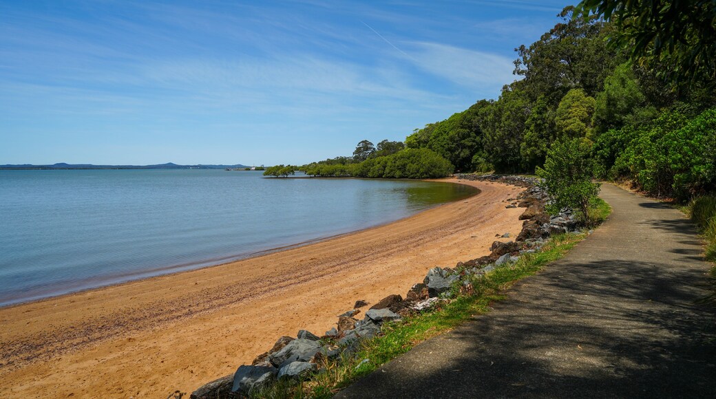 Pathway beside the beach at Redland Bay, Queensland, Australia