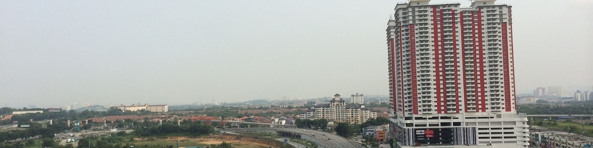 View from Sky Park of One City in Subang Jaya