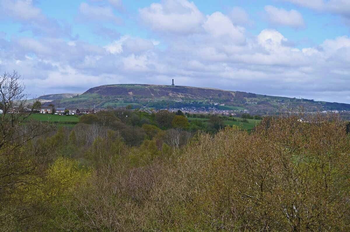 Peel Tower from Burrs Country Park