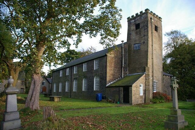Edenfield Parish Church, Lancashire, seen from the northwest