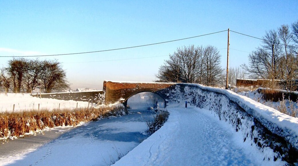 Bury & Bolton Canal (Withins Bridge) The bridge carries the farm track at the end of Withins Lane