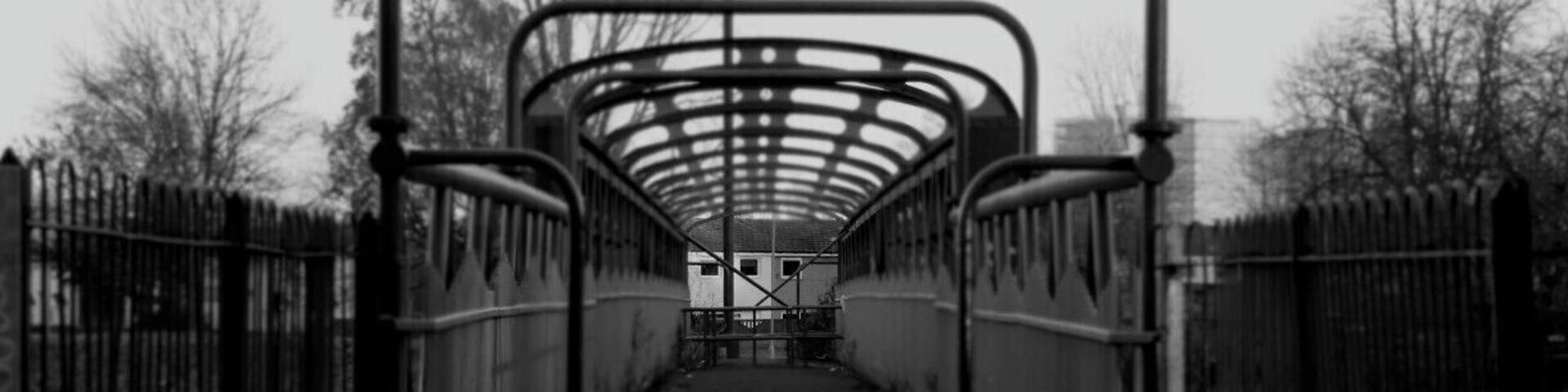 A bridge near my uni town of Salford. Taken whilst making a mocumentary about the wildlife of the area.