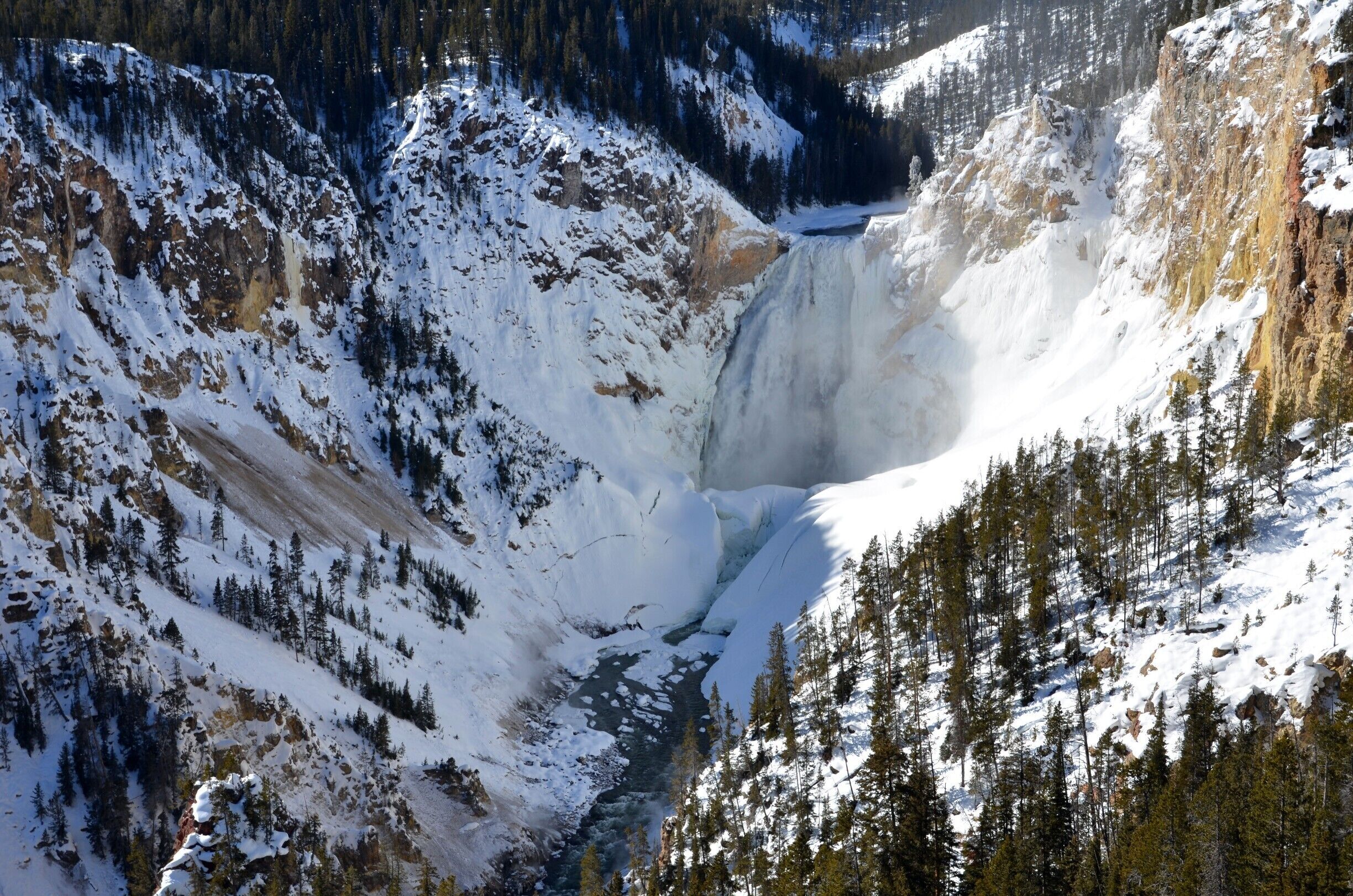 The lower falls in the winter.