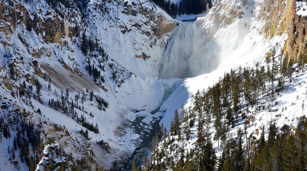The lower falls in the winter.