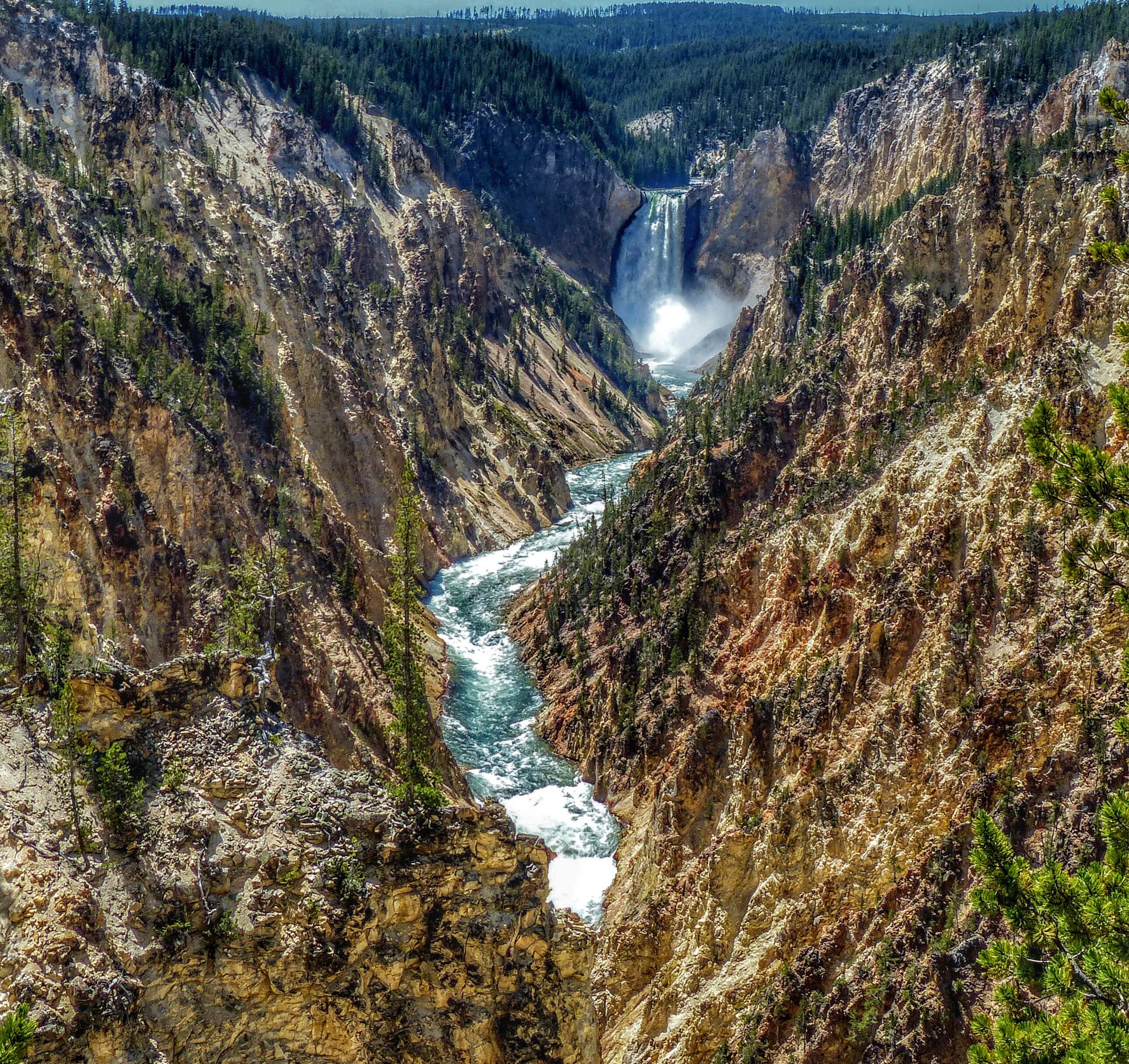 Photo taken from Artist's Point. Aptly named because the views, colors & landscapes are so unreal it's like looking at a painted picture.