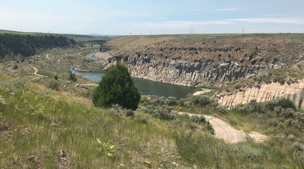 Kind of aerie and interesting at the same time. This is the site of the Teton Damn that failed in 1976 destroying whole towns and resulting in 14 deaths. Worth taking a look at if you’re in the area.