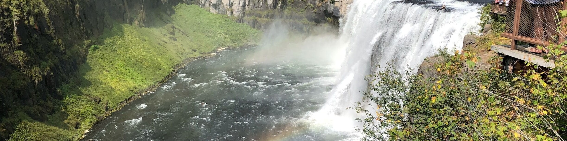 Rainbow in the falls