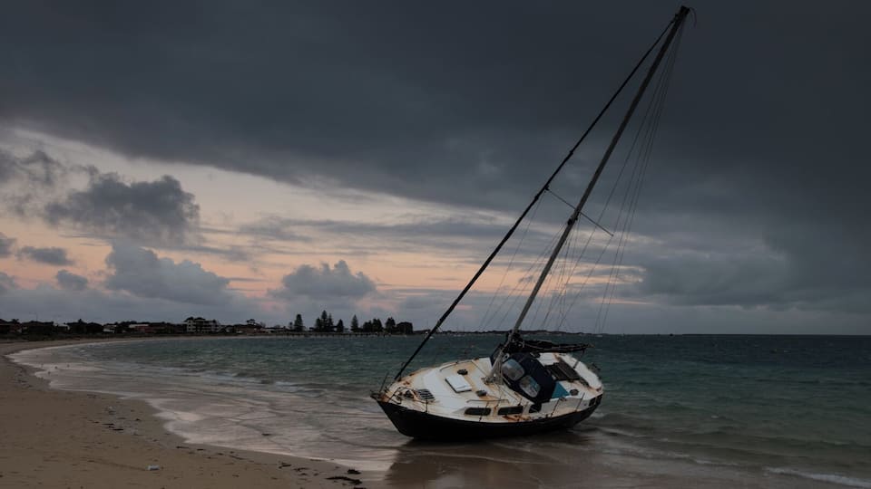 Its been a tough winter already in 2018. More than 8 yachts/power boats have washed ashore after their moorings failed