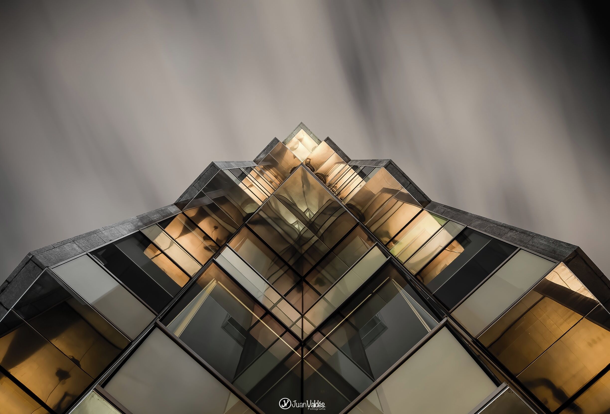#architecture #Barcelona #Spain This building is in the new growing area in Barcelona called "Plaza
europa", its architecture has always fascinated me and  i capture it in a long exposure photo at night trying to create a symmetrical image.