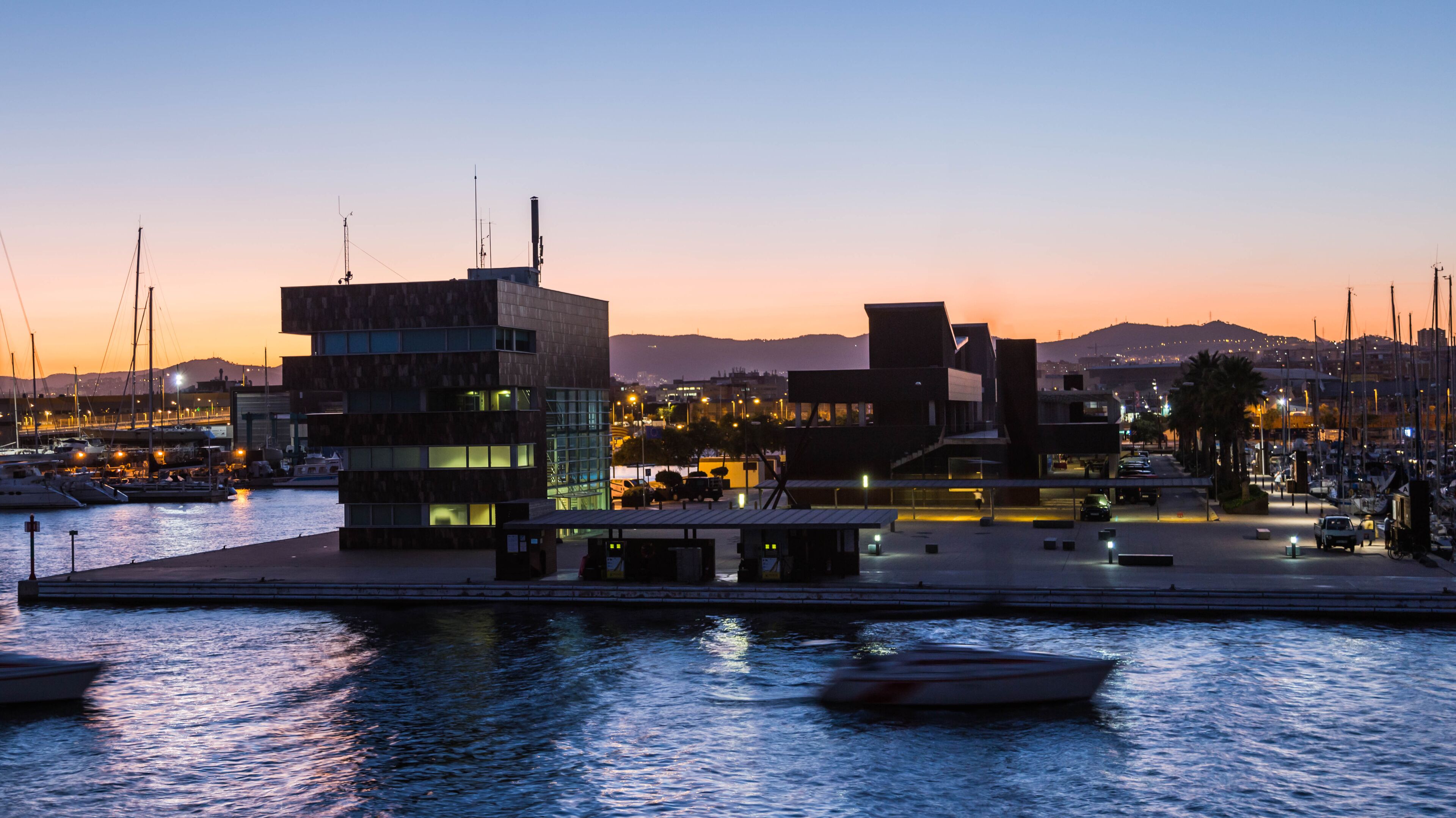 Hafen von Badalona bei Barcelona