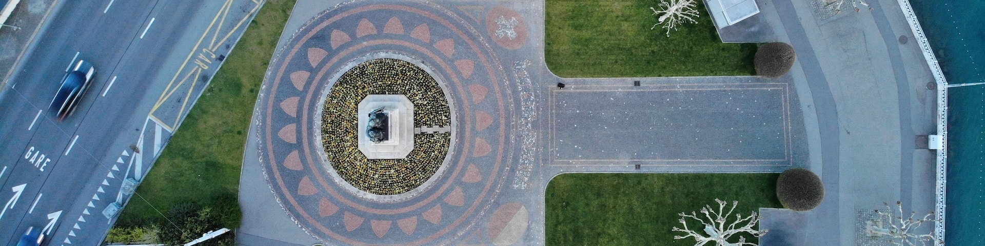 English gardens from above
