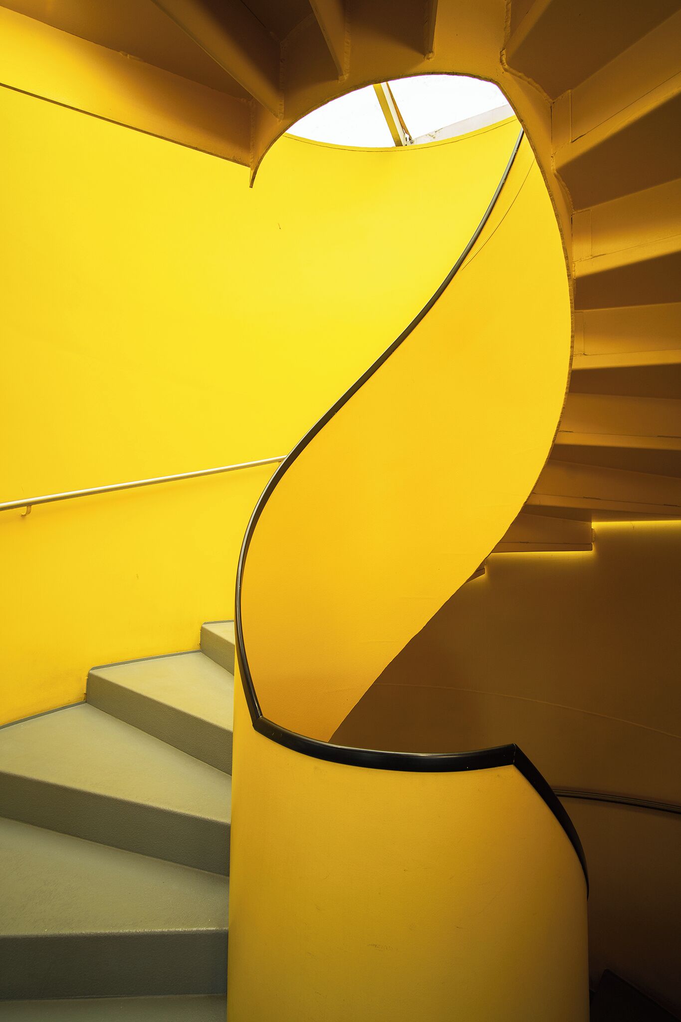 An interesting spiral staircase found in P+R Etoile carpark in Geneva.