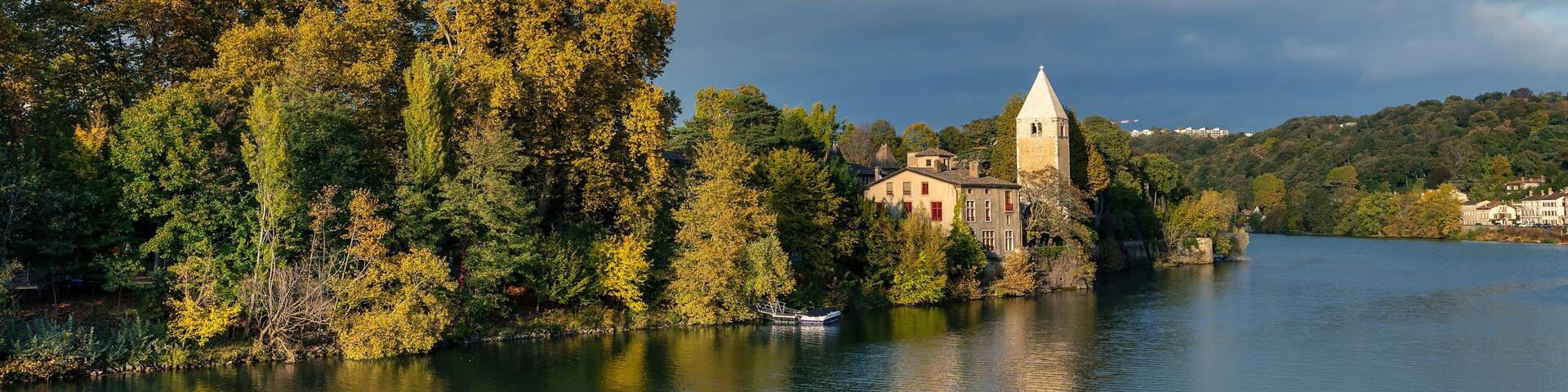 Ile Barbe in Lyon, France
