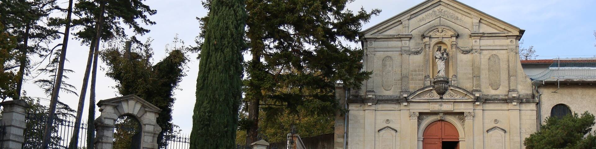 L'église Saint Sébastien, ville de Meyzieu, département du Rhône, France