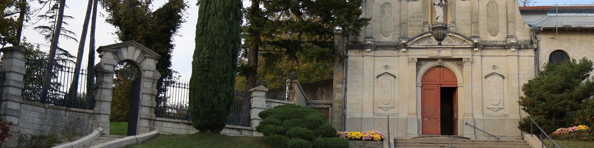 L'église Saint Sébastien, ville de Meyzieu, département du Rhône, France