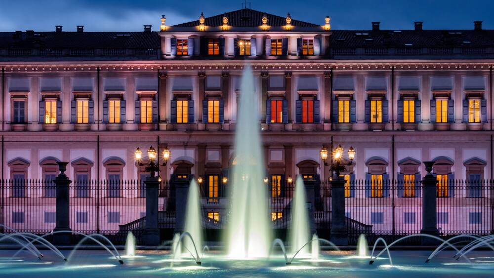 Monza, notturno Villa Reale