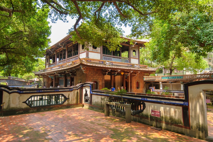 Traditional house in Lin family Garden in Taipei, Taiwan; Shutterstock ID 312251693