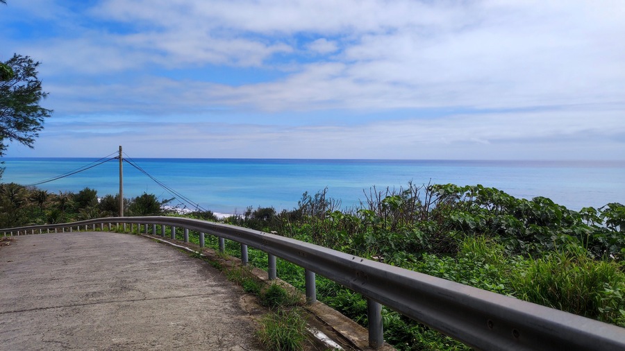 Nantian Observation Deck, Taitung, enjoy the beautiful coastline of Taitung