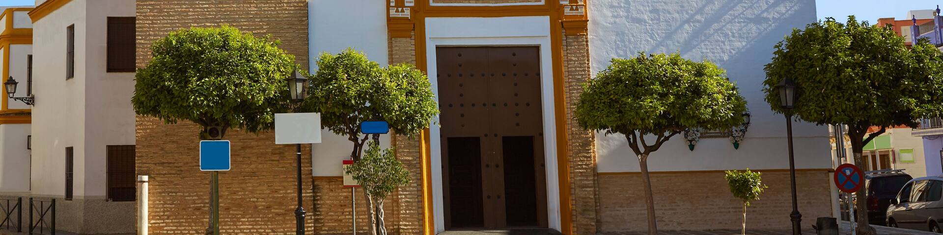 Camas church near Sevilla via de la Plata way