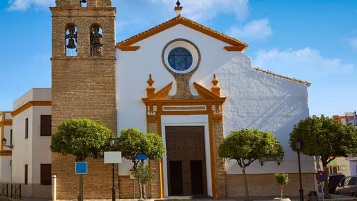 Camas church near Sevilla via de la Plata way