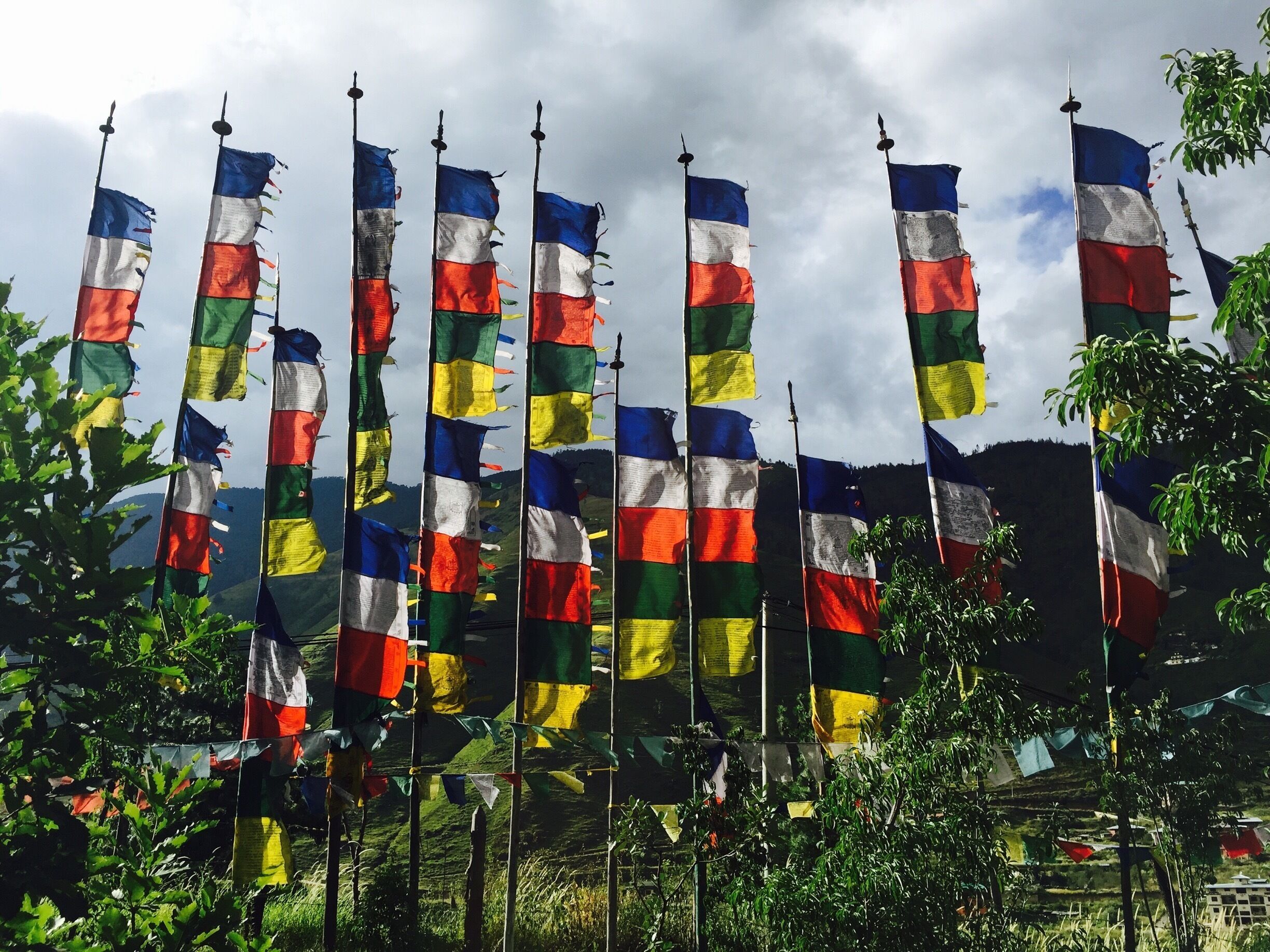 Prayer flags of Bhutan