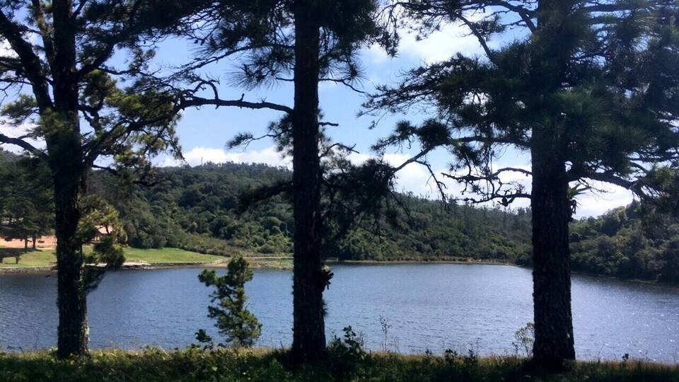 Uma lagoa no meio do nada. 💙