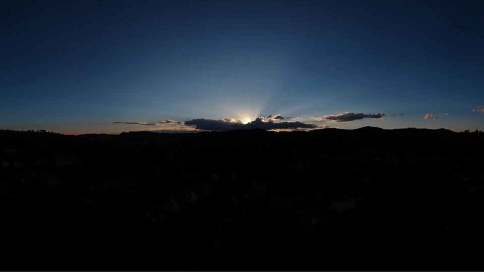 Sunset in Campos do Jordão.