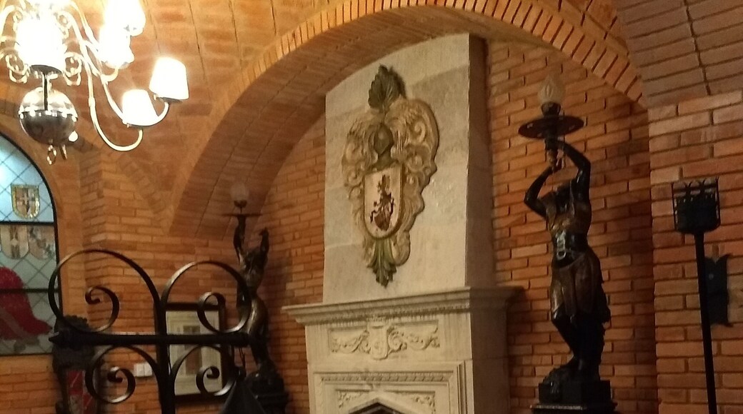 Dentro da adega, esse ambiente Ă© usado para um evento anual dedicado aos amantes do Harry Potter e uma escola de magia.