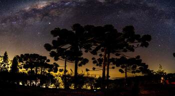 Milk way under a clear sky, in Campos do Jordão, Brazil.