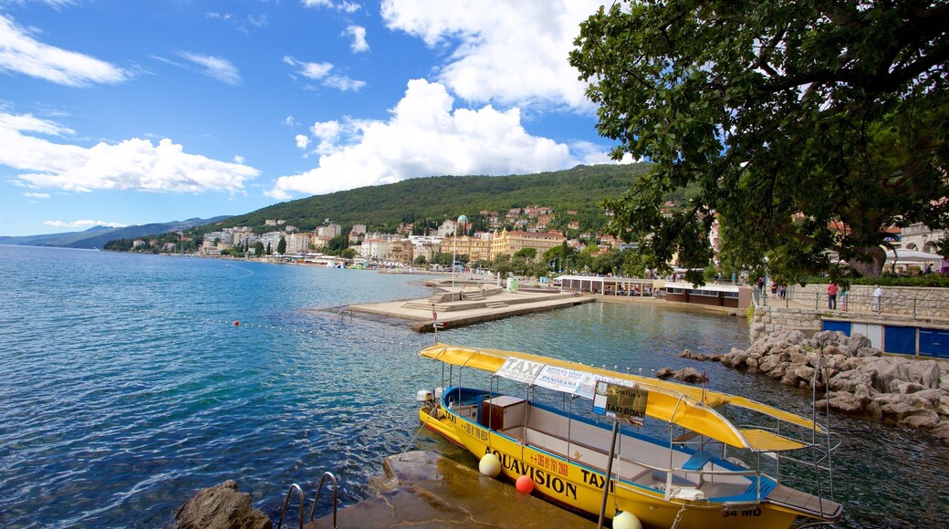 Opatija mettant en vedette paysages cĂŽtiers
