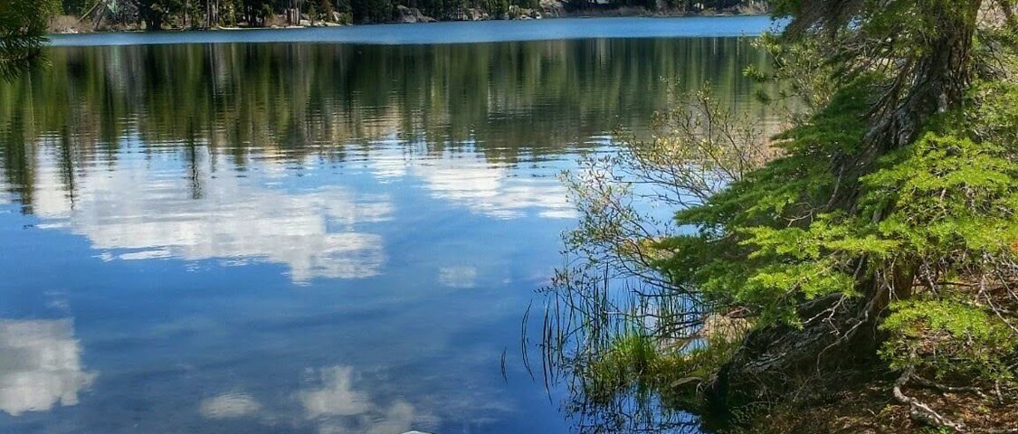 Leaving Kirkwood Resort hang a left. Quarter of a mile down turn right and follow the road down to the lake.
Quiet and tranquil. No motorized craft allowed.