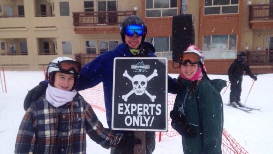 The wall is famous at this mountain it's for experts only