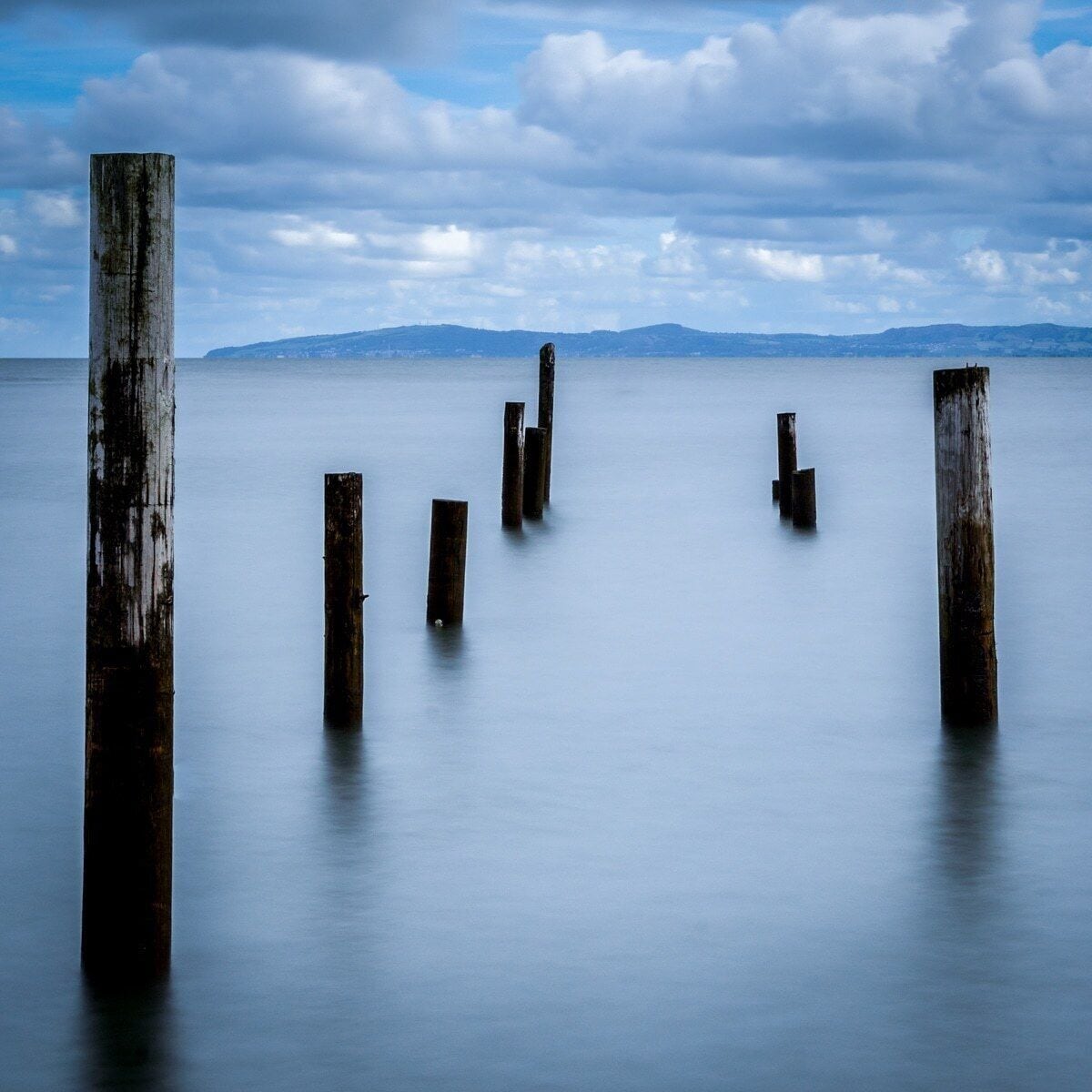 Jetty Posts approx 30 mins after high tide #bvs