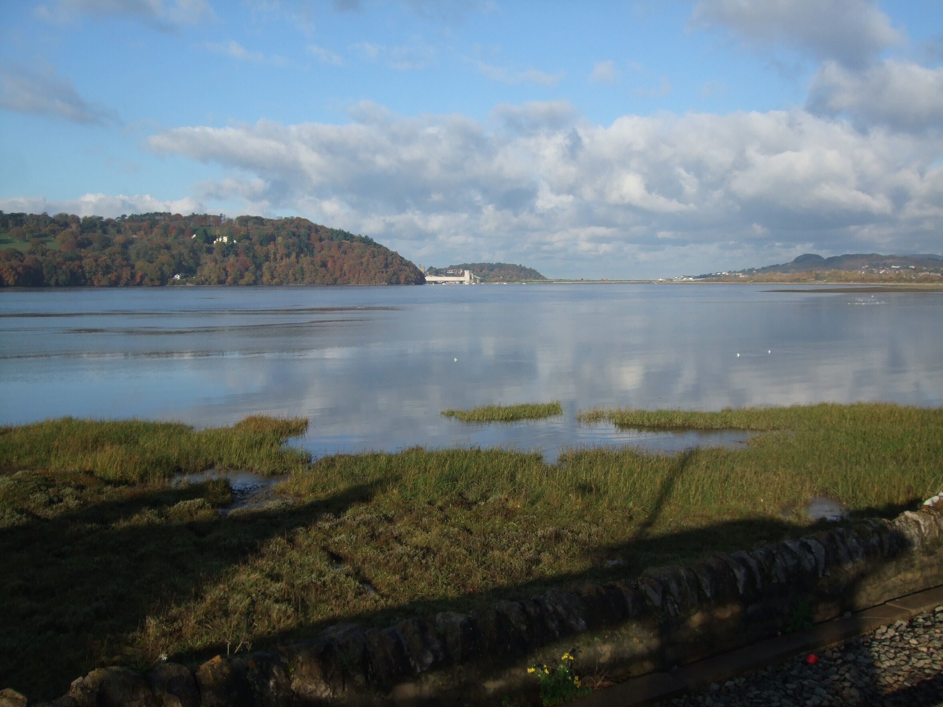 The Conwy Estuary near to Llansanffraid Glan Conwy, Conwy, Great Britain.