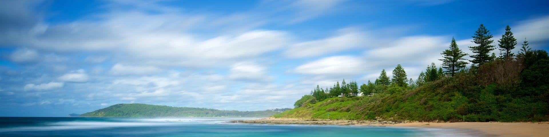 Toowoon Bay montrant vues littorales et plage