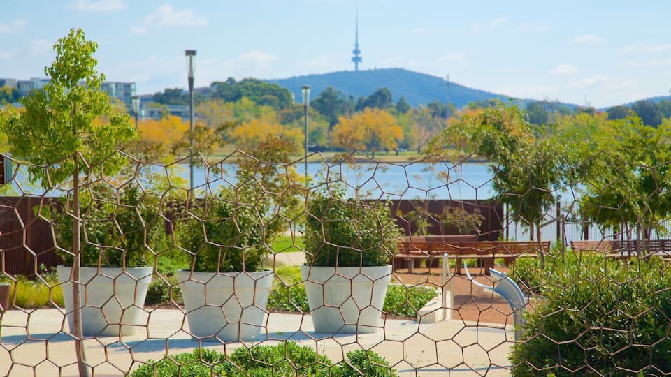 Kingston which includes a garden and a lake or waterhole