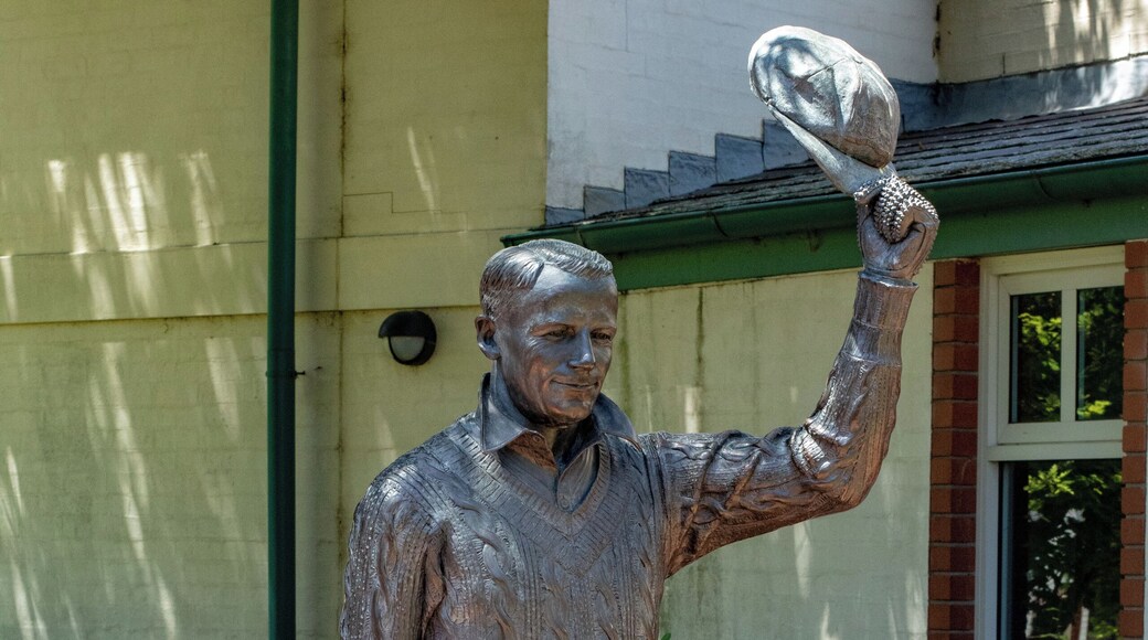 Statue of Sir Donald Bradman at the Bradman Museum Bowral. If you follow cricket this is a must see in the country town of Bowral.