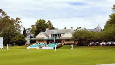Bradman Oval is situated at Bowral in the southern highlands area of New South Wales, Australia. It was named after cricketer Don Bradman, who lived locally and played at the ground in the 1920s. His ashes are scattered on and near the Oval