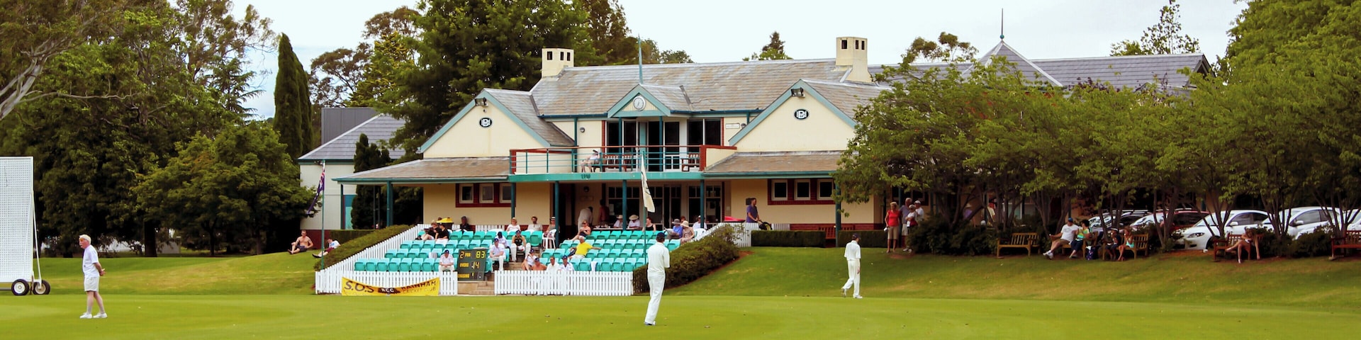 Bradman Oval is situated at Bowral in the southern highlands area of New South Wales, Australia. It was named after cricketer Don Bradman, who lived locally and played at the ground in the 1920s. His ashes are scattered on and near the Oval