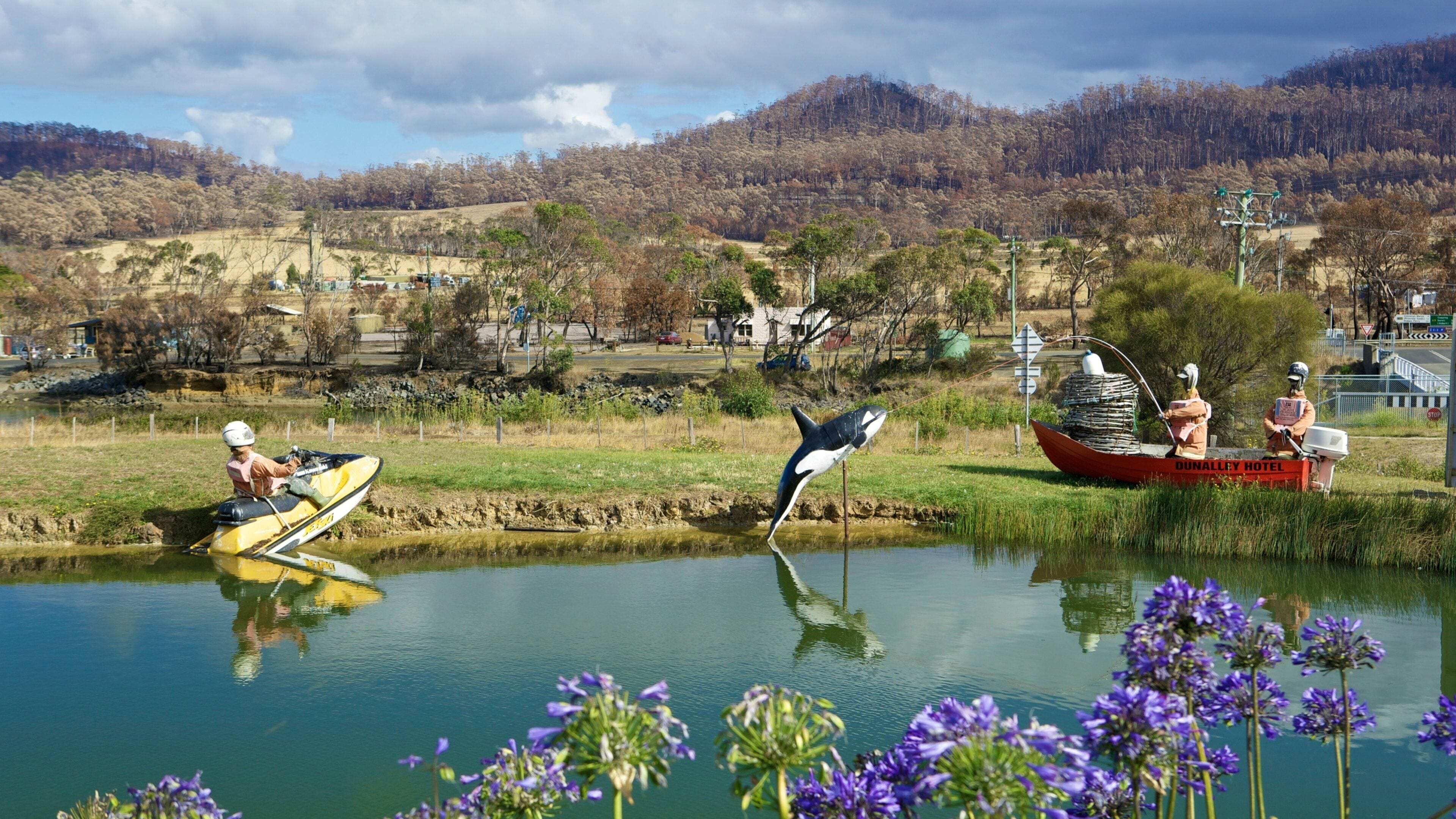 Eaglehawk Neck montrant scènes tranquilles et mare