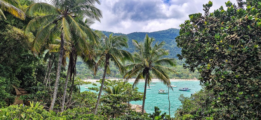 Aventureiro beach on Ilha Grande at Angra dos Reis, Rio de Janeiro, Brazil