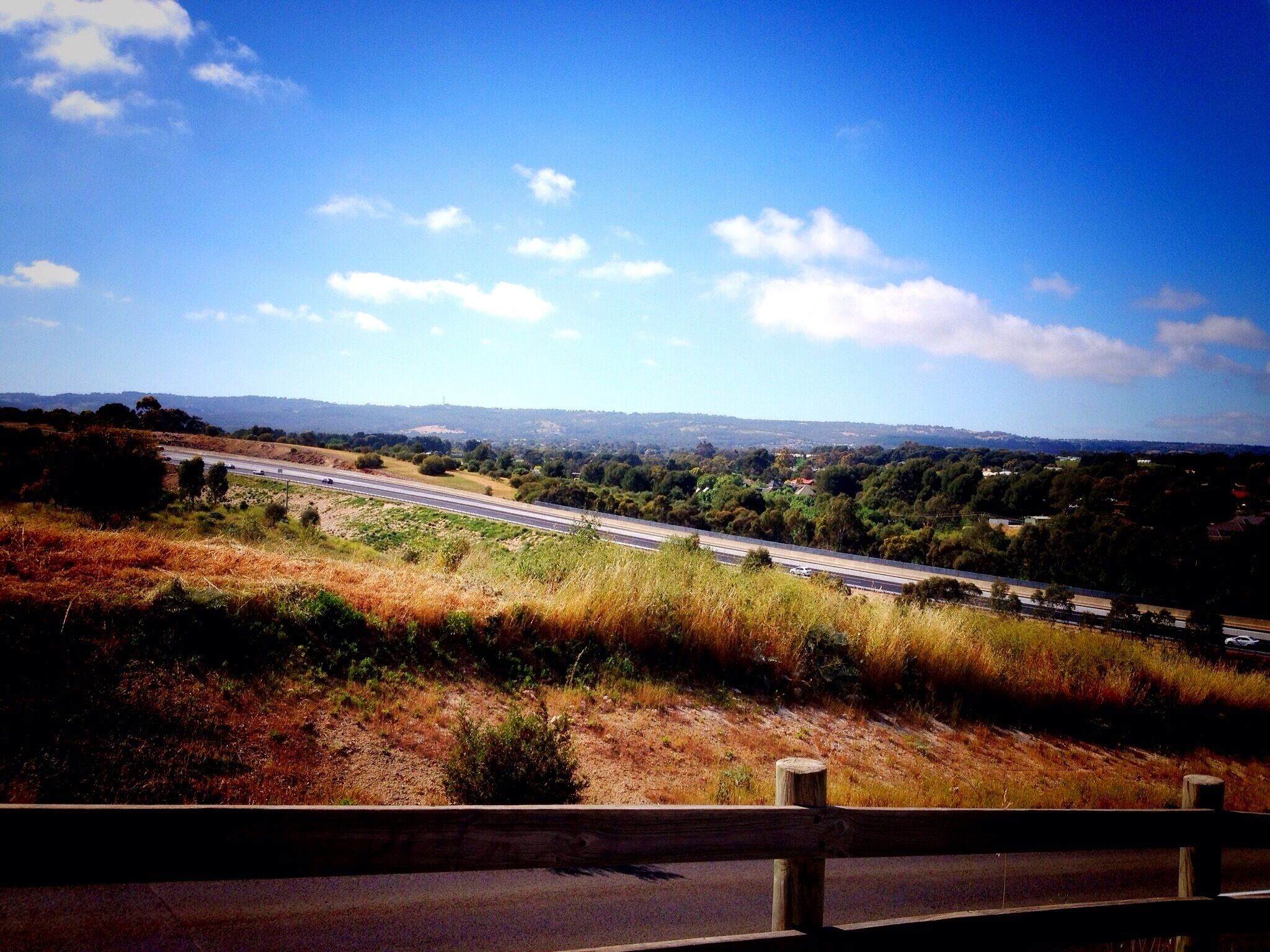 View of the landscape of Reynella, South Australia.   