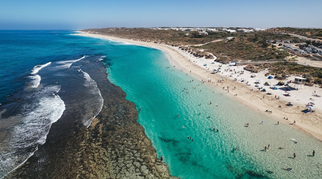 Aerial view of Yanchep Lagoon just north of Perth, Western Australia