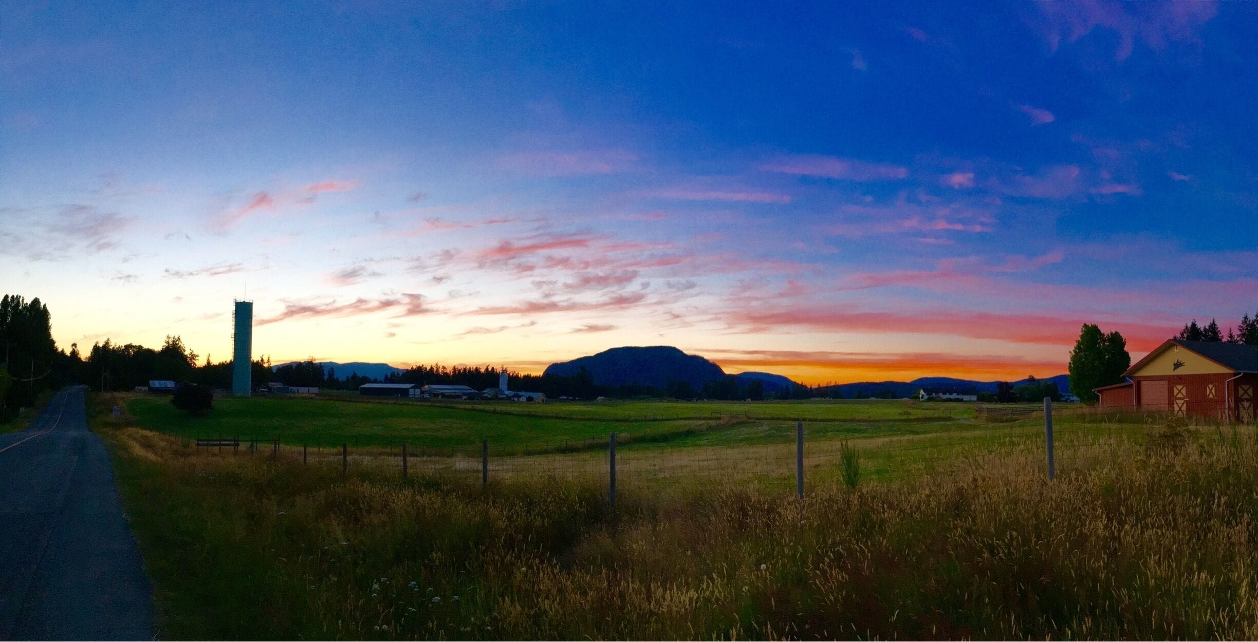 End to an awesome day in the valley. 