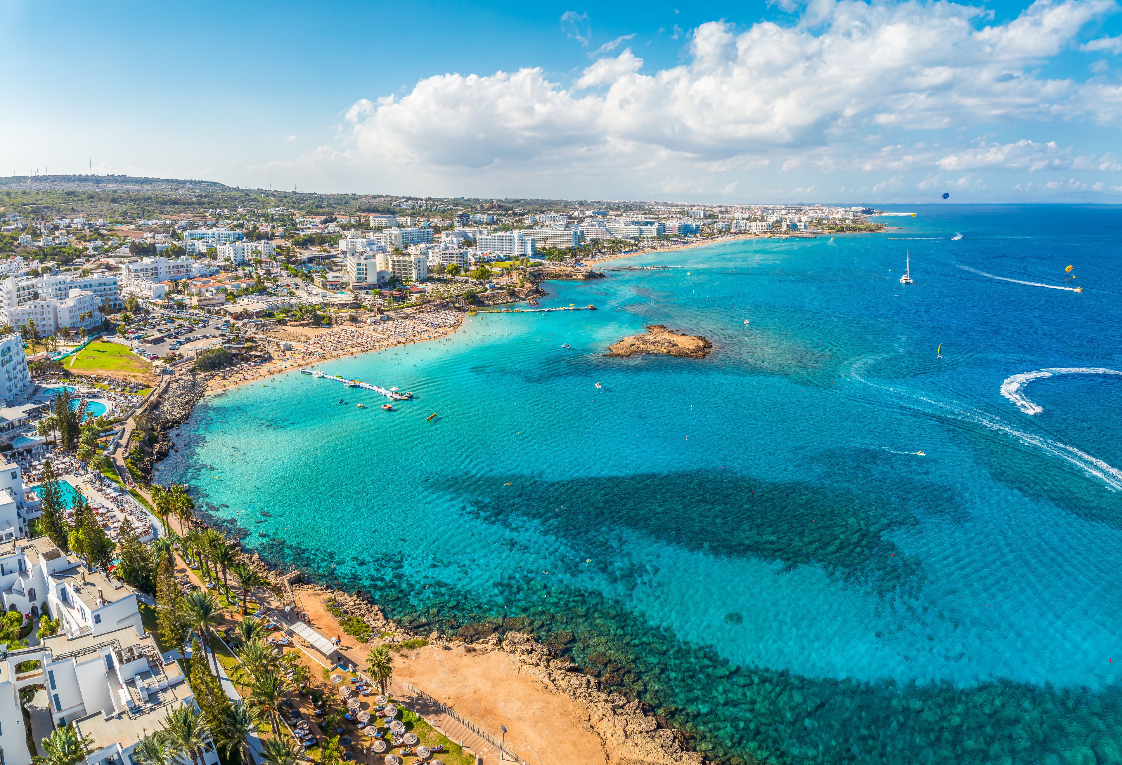 Landscape with Fig Tree Bay in Protaras, Cyprus